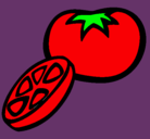 Dibujo Tomate pintado por sharon