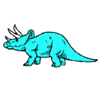 Dibujo Triceratops pintado por TRICERETOPS