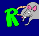 Dibujo Rata pintado por jorgepitrufque