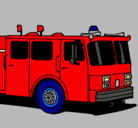 Dibujo Camión de bomberos pintado por christiangarcia