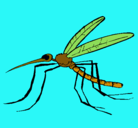 Dibujo Mosquito pintado por oliver