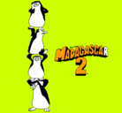 Dibujo Madagascar 2 Pingüinos pintado por yosvanny