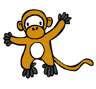 Dibujo Mono pintado por jose