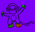 Dibujo Mono pintado por juliocesar