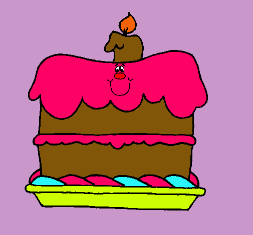 Pastel de cumpleaños