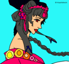 Dibujo Princesa china pintado por Dayan