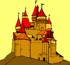 Dibujo Castillo medieval pintado por papapap