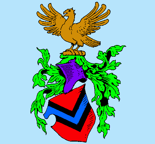 Escudo de armas y aguila 