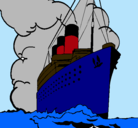 Dibujo Barco de vapor pintado por matiasdiaz