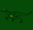 Dibujo Velociraptor pintado por saritap.