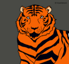 Dibujo Tigre pintado por dibxjo1