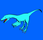 Dibujo Velociraptor II pintado por MANUELFERNANDEZ