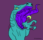 Dibujo Velociraptor II pintado por benjamin