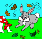 Dibujo Conejo pintado por SandRa