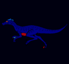 Dibujo Velociraptor pintado por francisco 