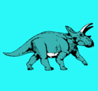 Dibujo Triceratops pintado por pablo5