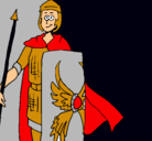 Dibujo Soldado romano II pintado por JUSTIN