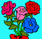 Dibujo Ramo de rosas pintado por www.marisco