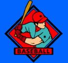 Dibujo Logo de béisbol pintado por joaquin