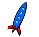 Dibujo Cohete II pintado por joseangel