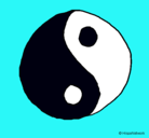 Dibujo Yin yang pintado por YaReD