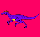 Dibujo Velociraptor pintado por miguel
