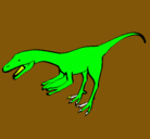 Dibujo Velociraptor II pintado por kleiber