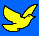 Dibujo Paloma de la paz pintado por paloma