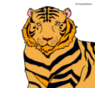 Dibujo Tigre pintado por lacrimozsa