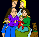 Dibujo Familia pintado por chumichurry