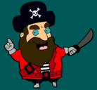 Dibujo Pirata pintado por SANTY