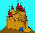 Dibujo Castillo medieval pintado por luismario