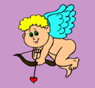 Dibujo Cupido pintado por HIGIYONI