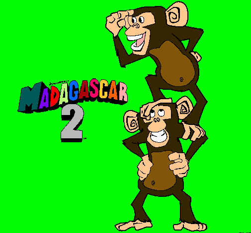 Madagascar 2 Manson y Phil