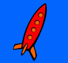 Dibujo Cohete II pintado por tucopita