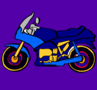 Dibujo Motocicleta pintado por jose