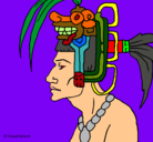 Dibujo Jefe de la tribu pintado por MAR