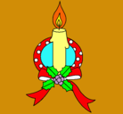Dibujo Vela de navidad III pintado por estreyitaromantica