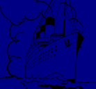 Dibujo Barco de vapor pintado por ronald