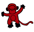 Dibujo Mono pintado por antoniazavala