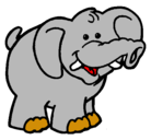 Dibujo Elefante pintado por eleante