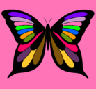 Dibujo Mariposa pintado por deryam