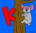 Dibujo Koala pintado por samantha