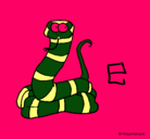 Dibujo Serpiente pintado por Jenni