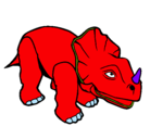 Dibujo Triceratops II pintado por Adrin