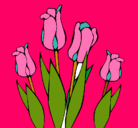 Dibujo Tulipanes pintado por prix