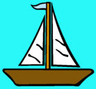 Dibujo Barco velero pintado por katherinnicol