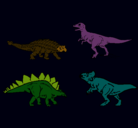 Dibujo Dinosaurios de tierra pintado por ALLYSON