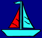 Dibujo Barco velero pintado por jorge