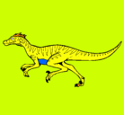 Dibujo Velociraptor pintado por javi